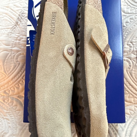 Authentic Birkenstock Boston Taupe Size 42 Regular Fit NIB - Picture 5 of 9